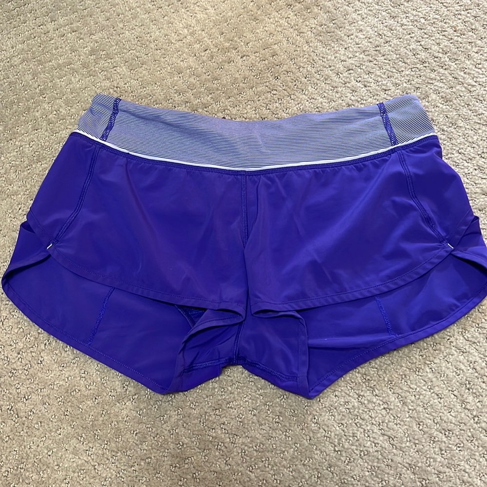 Lululemon speed short size 6